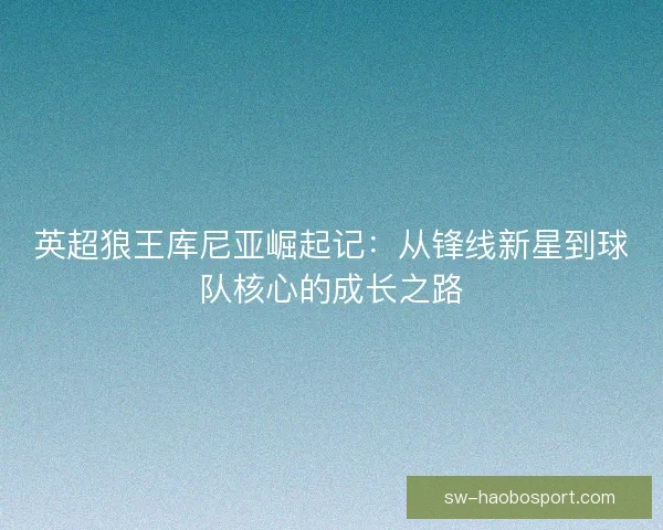 英超狼王库尼亚崛起记：从锋线新星到球队核心的成长之路
